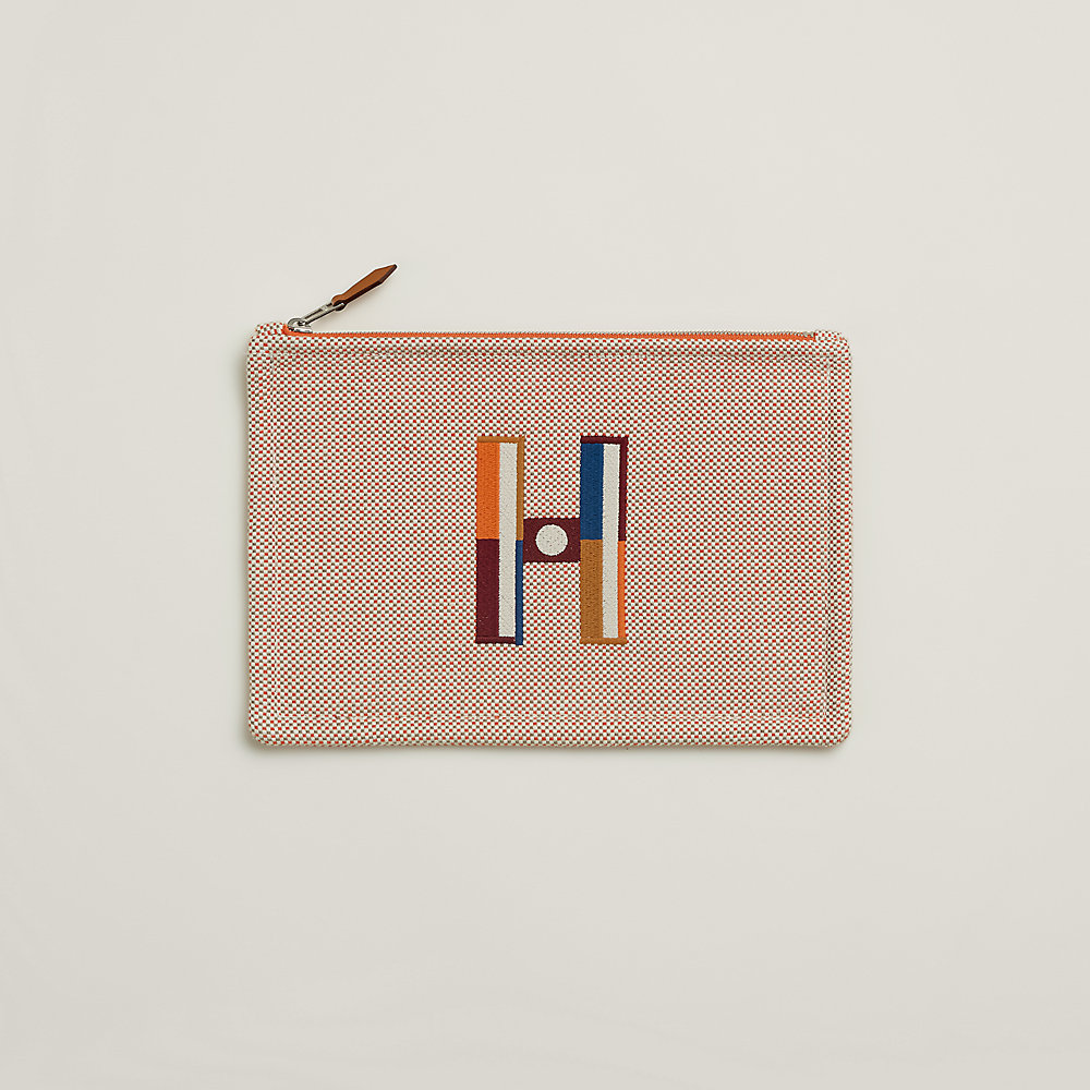 Faubourg Corner case, small model - Orange | Hermès Canada